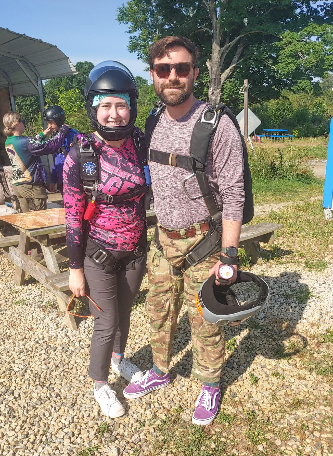 Adam and Molly Skydiving